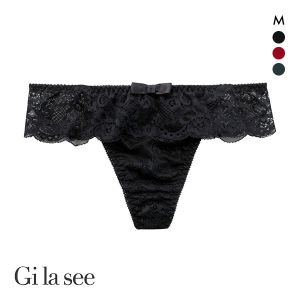 ギャラシー 美乳ブラ Tバック ショーツ 総レース リボン フリル 単品