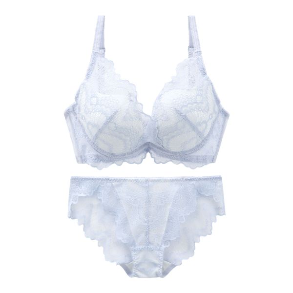 ギャラシー 脇高グラマラスカップ カシュクールブラセット BCDEF 脇肉＆ハミ肉押え ブラジャー ショーツ セット 盛り胸 総レース