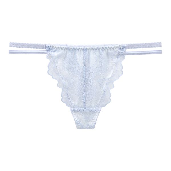 ギャラシー 美乳ブラ コーディネイト Tバック ショーツ 総レース ダブルストリング タンガ ソング レディース 単品