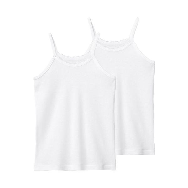 グンゼ GUNZE キッズ ジュニア 女児 キャミソール 2枚組 ガールズ やわらか綿100％ 子供肌着 女の子 女児