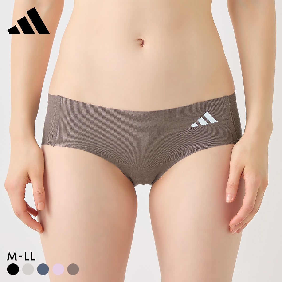 アディダス 無縫製ショーツ レディース adidas(CAC-カカオ-M)