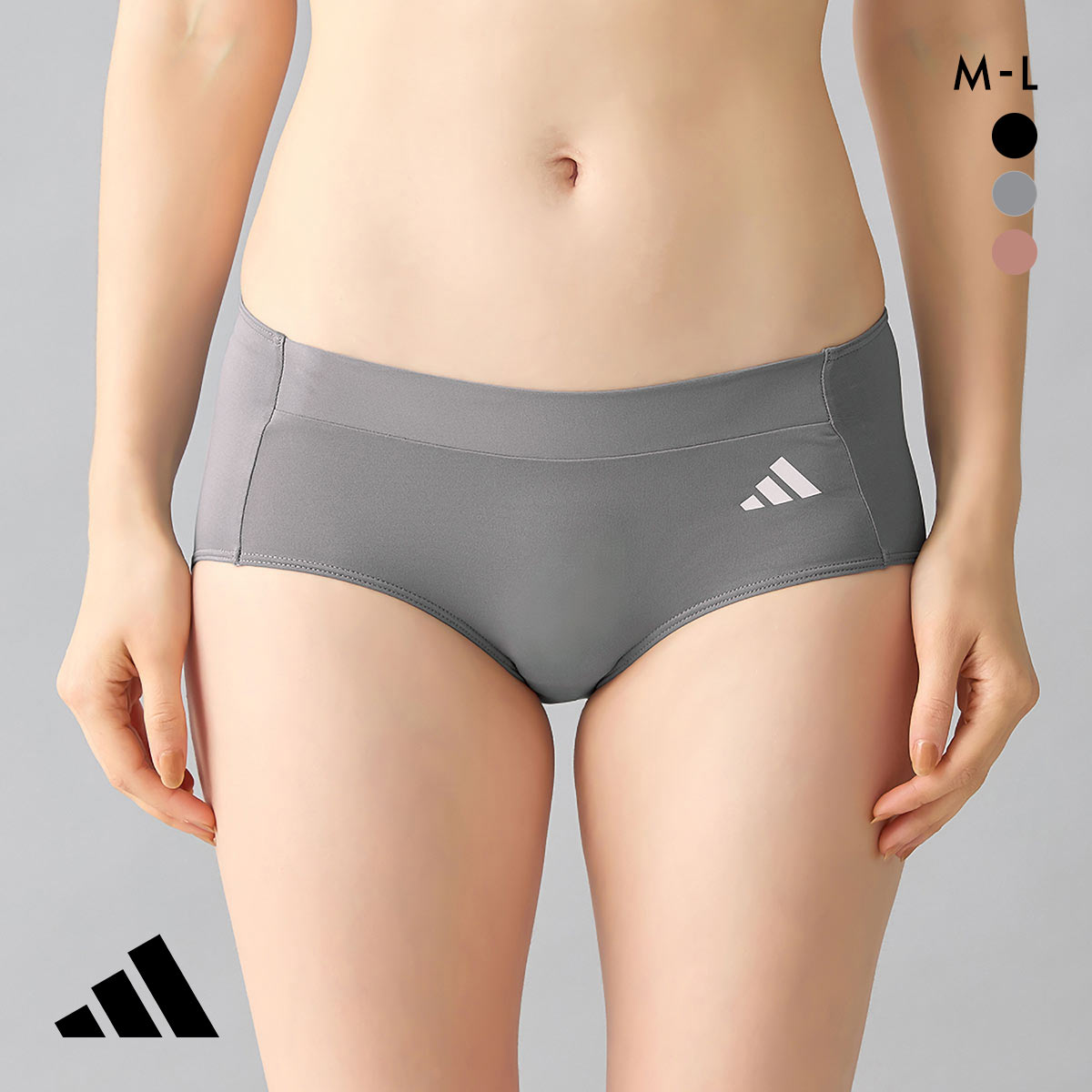 アディダス スタンダードショーツ レディース adidas(GY-グレー-M)