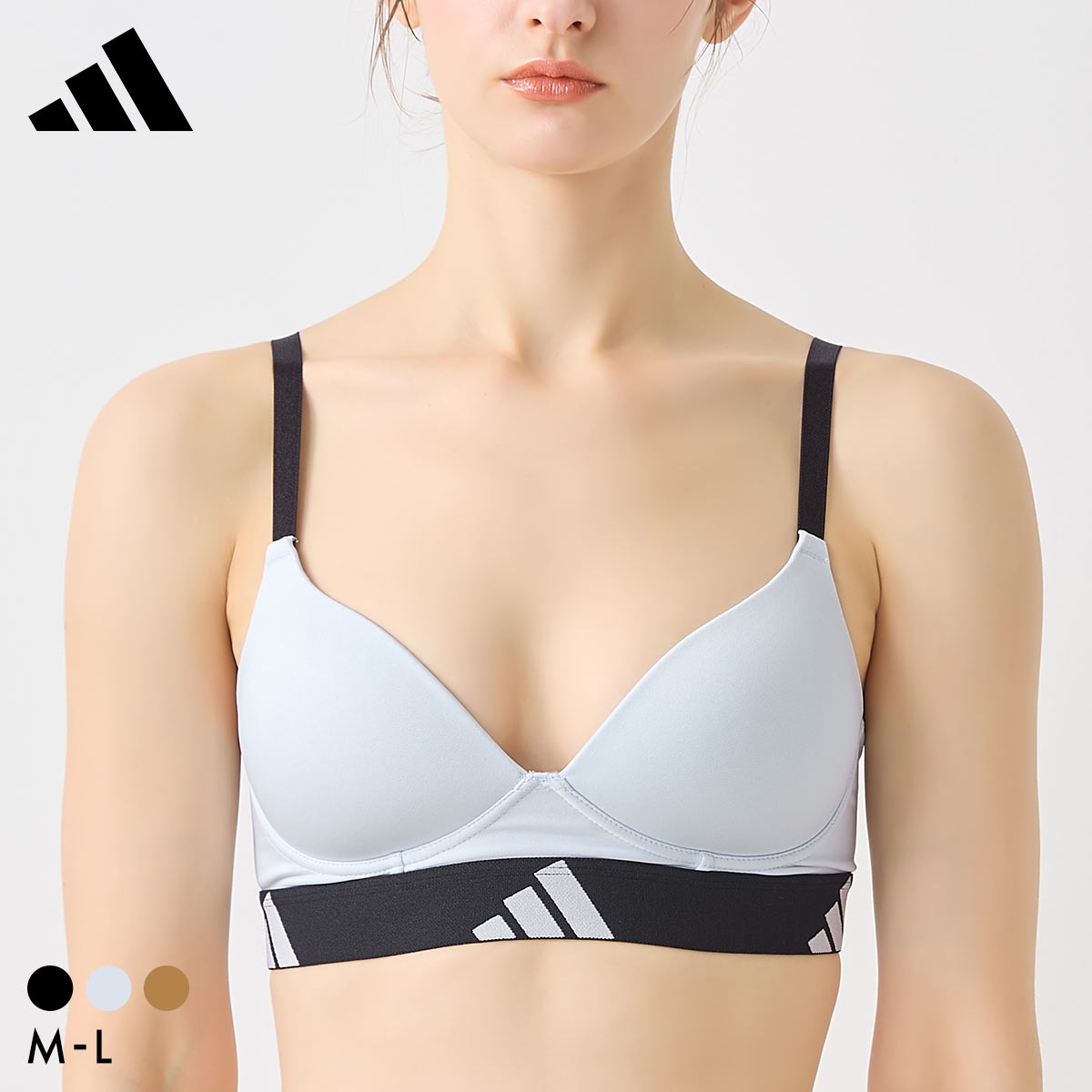 アディダス モールドカップ ノンワイヤー ブラジャー レディース ワイヤレス ブラ スポーツ adidas