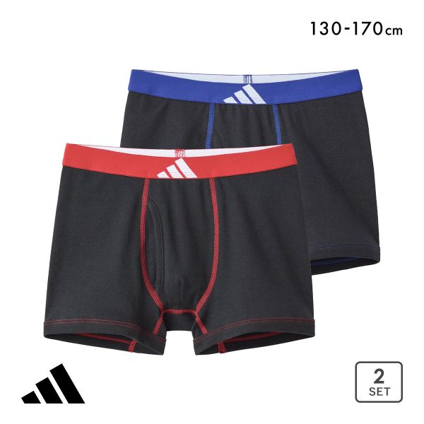 20%OFF アディダス キッズ ジュニア用 綿100% ボクサーパンツ 2枚組 adidas 20%OFF アディダス キッズ ジュニア用 綿100% ボクサーパンツ 2枚組 adidas