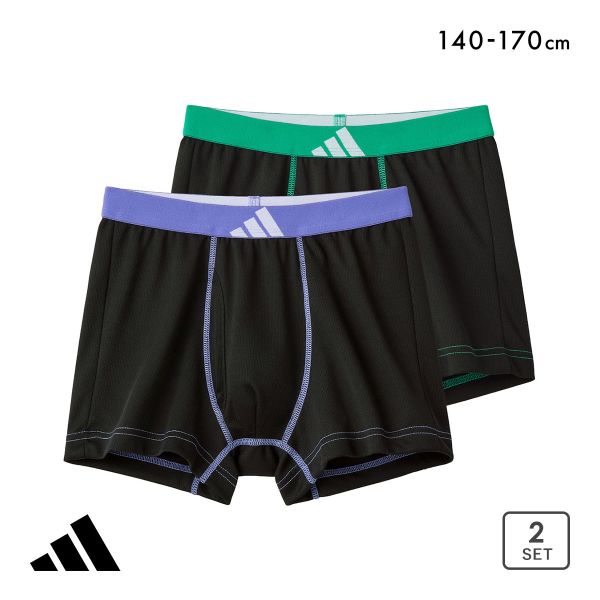 20%OFF アディダス キッズ ジュニア用 メッシュ ボクサーパンツ 2枚組 adidas 20%OFF アディダス キッズ ジュニア用 メッシュ ボクサーパンツ 2枚組 adidas