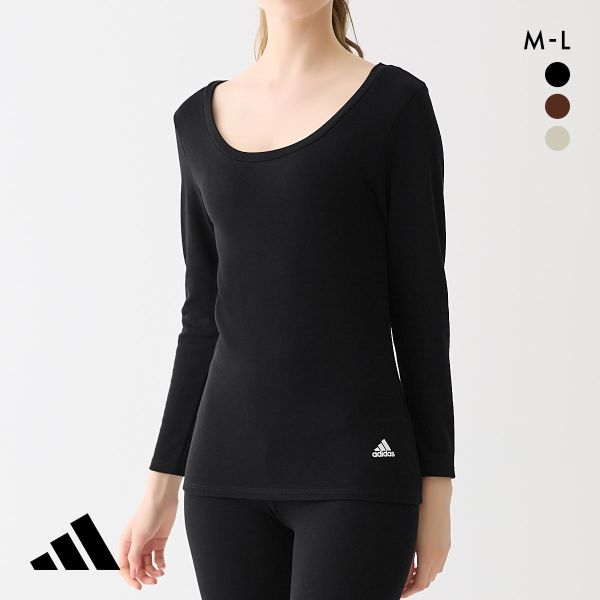 アディダス 8分袖インナー 吸湿発熱 レディース adidas