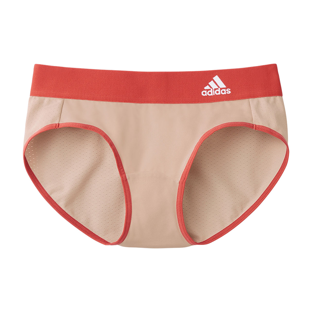 アディダス adidas エアースルー ハーフショーツ レディース 吸汗速乾 単品(BE-ベージュ-M)