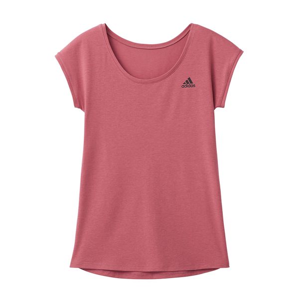 アディダス adidas フレンチスリーブ Tシャツ レディース ベーシック 吸汗速乾 綿混