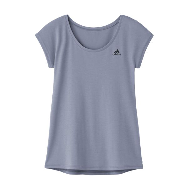 アディダス adidas フレンチスリーブ Tシャツ レディース ベーシック 吸汗速乾 綿混