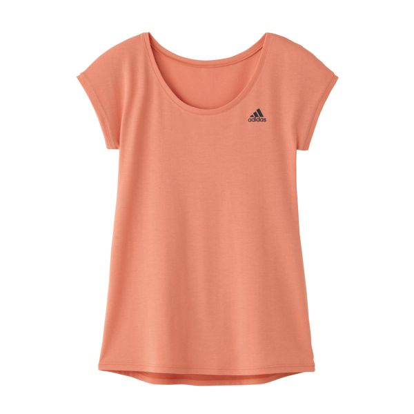 アディダス adidas フレンチスリーブ Tシャツ レディース ベーシック 吸汗速乾 綿混