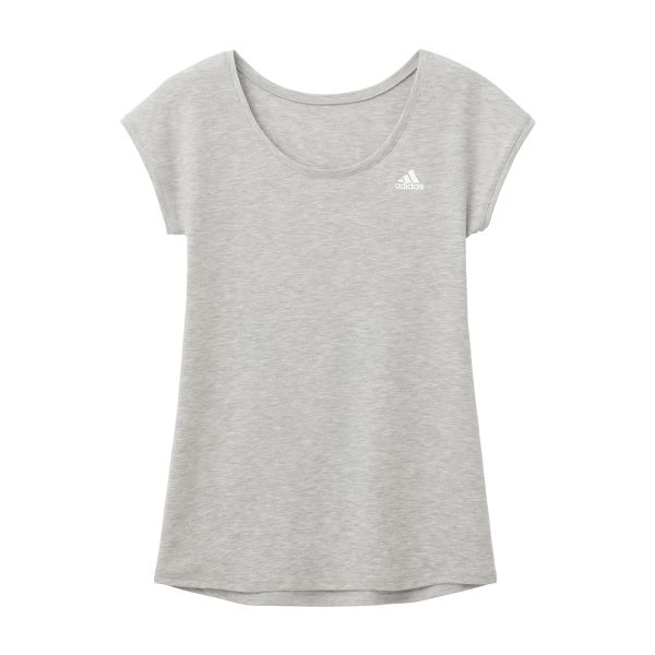 アディダス adidas フレンチスリーブ Tシャツ レディース ベーシック 吸汗速乾 綿混
