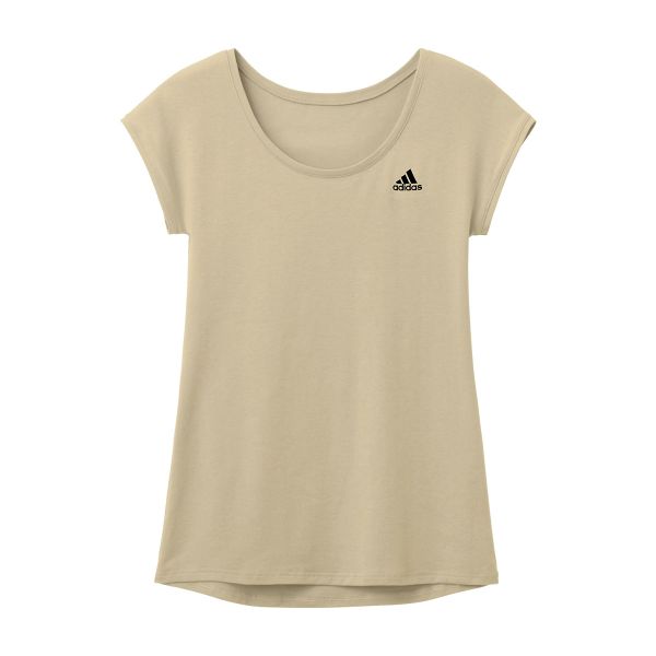 アディダス adidas フレンチスリーブ Tシャツ レディース ベーシック 吸汗速乾 綿混