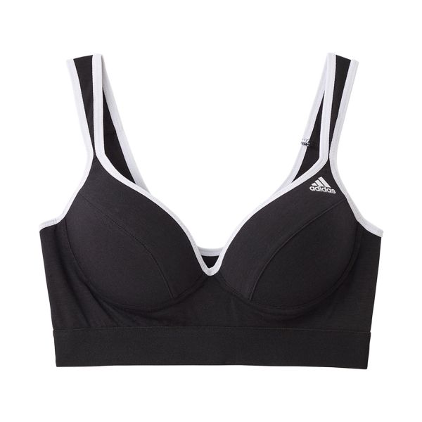 アディダス adidas スポーツブラ ノンワイヤー ブラジャー レディース ベーシック 吸汗速乾 ワイヤレスブラ 単品
