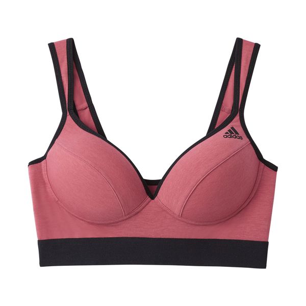 アディダス adidas スポーツブラ ノンワイヤー ブラジャー レディース ベーシック 吸汗速乾 ワイヤレスブラ 単品