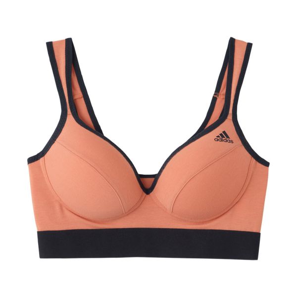 アディダス adidas スポーツブラ ノンワイヤー ブラジャー レディース ベーシック 吸汗速乾 ワイヤレスブラ 単品