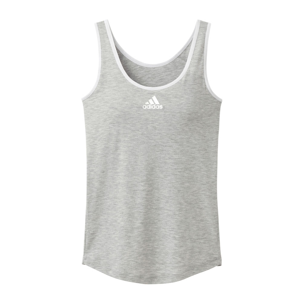 アディダス adidas ブラタンクトップ カップ付き インナー レディース(HGY-杢グレー-M)