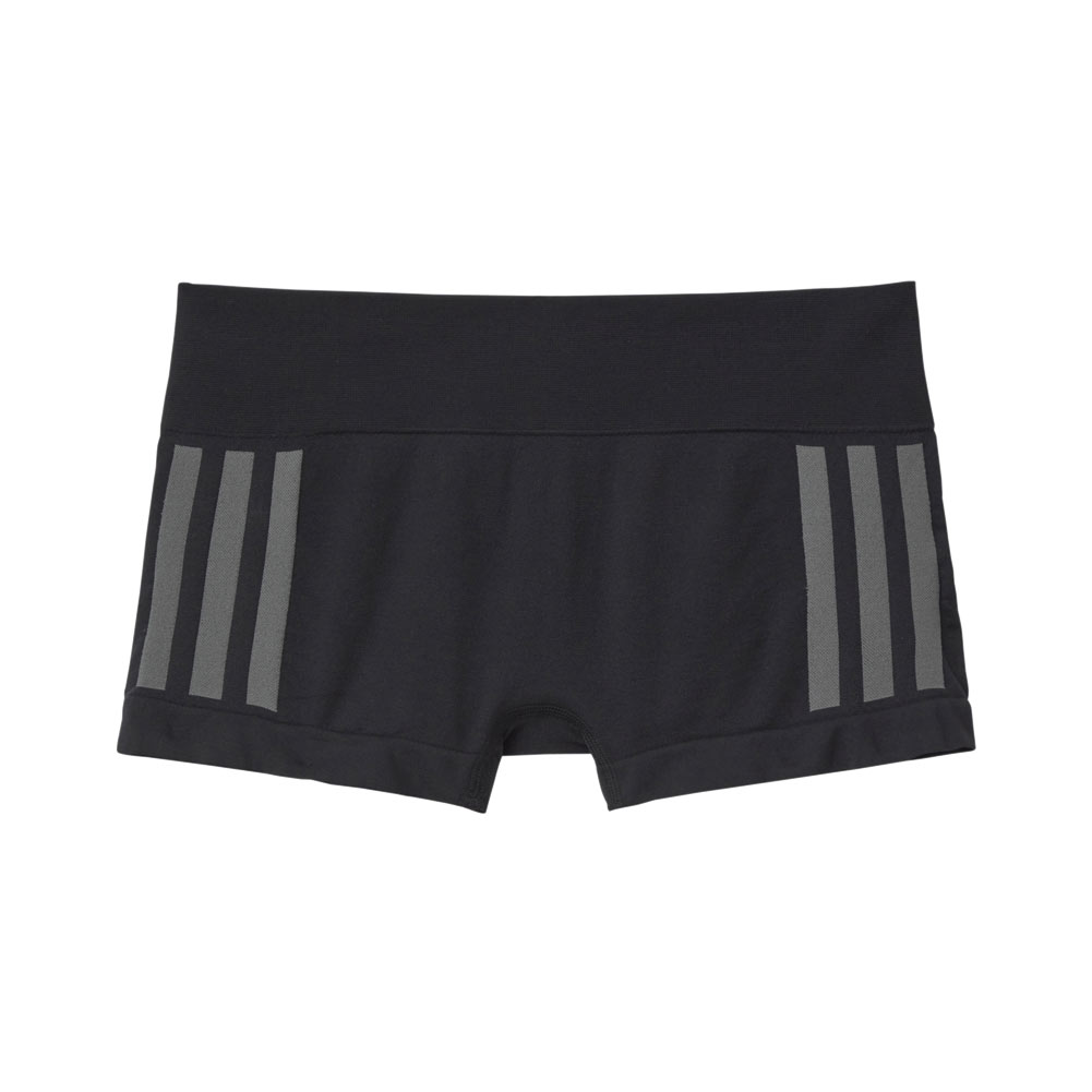アディダス adidas ハーフショーツ ボーイレングス レディース 単品(BK-ブラック-M)