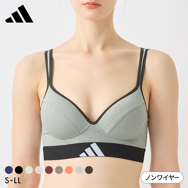 アディダス ノンワイヤー ブラジャー レディース adidas