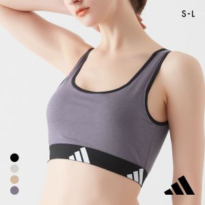 アディダス ハーフトップ ノンワイヤー ブラジャー adidas