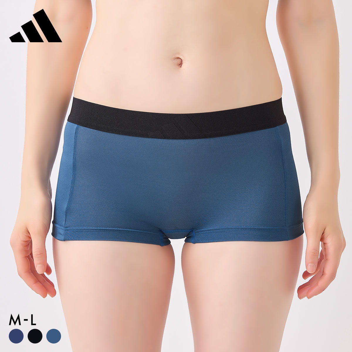アディダス ハーフショーツ レディース adidas スポーツ 吸汗速乾(DBU-濃ブルー-M)