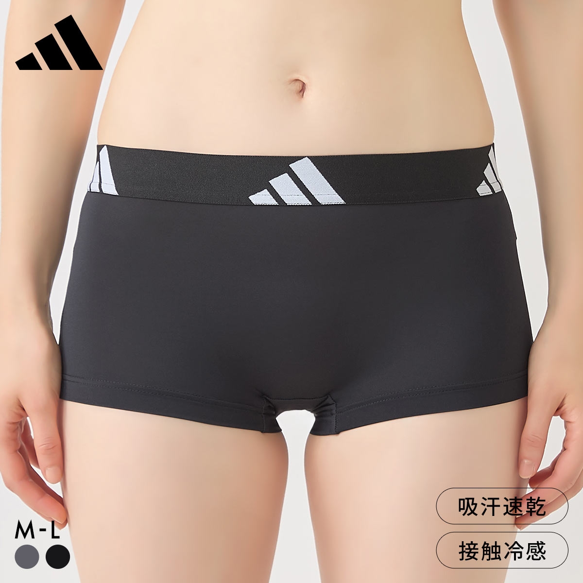 アディダス ハーフショーツ レディース adidas スポーツ ワークアウト 吸汗速乾 接触冷感(BK-ブラック-M)