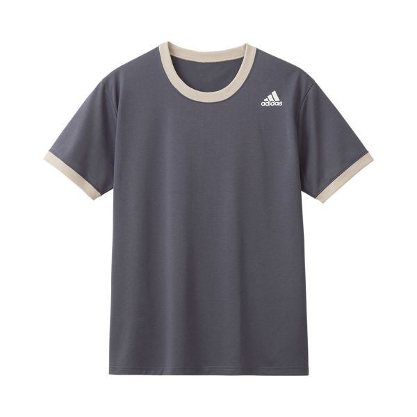 アディダス adidas クルーネック Tシャツ メンズ ショートスリーブ 半袖 スポーツ 吸汗速乾