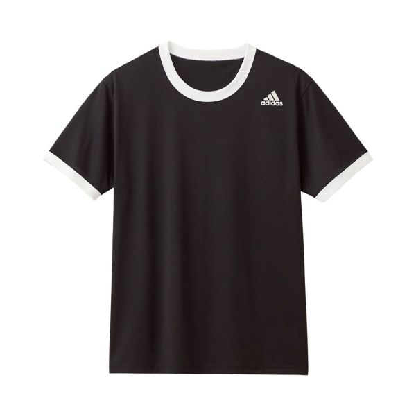 アディダス adidas クルーネック Tシャツ メンズ ショートスリーブ 半袖 スポーツ 吸汗速乾