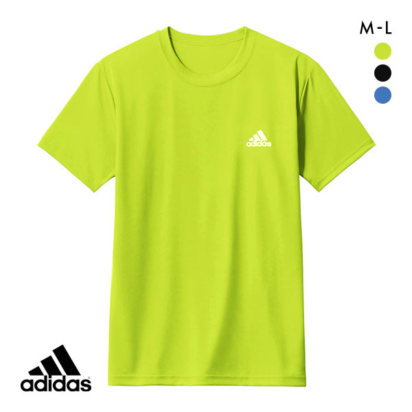 アディダス adidas クルーネック Tシャツ ベンチレーション ワイドシルエット 吸汗速乾 メンズ