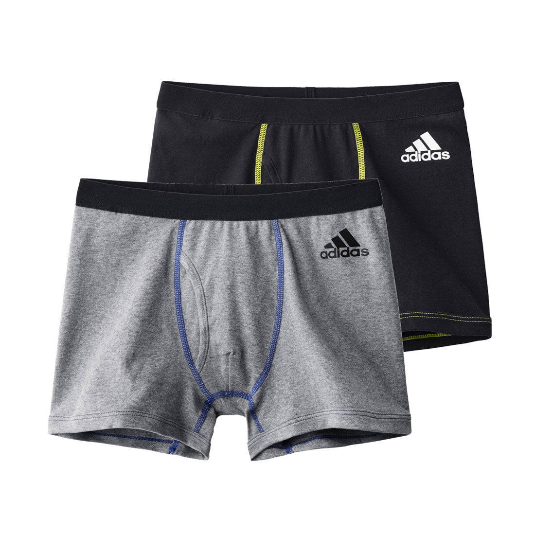 アディダス adidas ボクサーパンツ 2枚組 キッズ ジュニア 男の子 男児 前あき(Set-130)