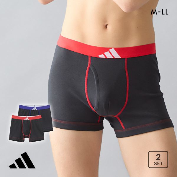 20%OFF【メール便(30)】 アディダス 綿100% 2枚セット ボクサーパンツ メンズ adidas 大きいサイズ 20%OFF【メール便(30)】 アディダス 綿100% 2枚セット ボクサーパンツ メンズ adidas 大きいサイズ