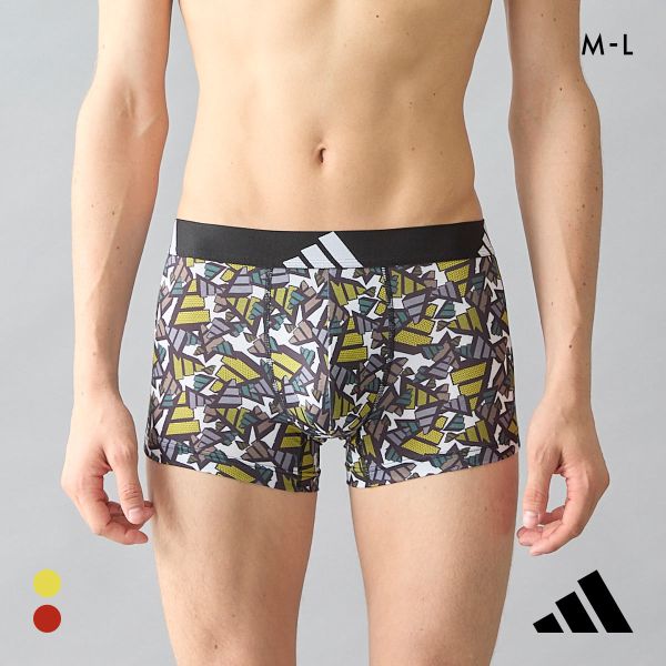 アディダス ロゴ総柄 ボクサーパンツ メンズ adidas カジュアル スポーツ 前閉じ