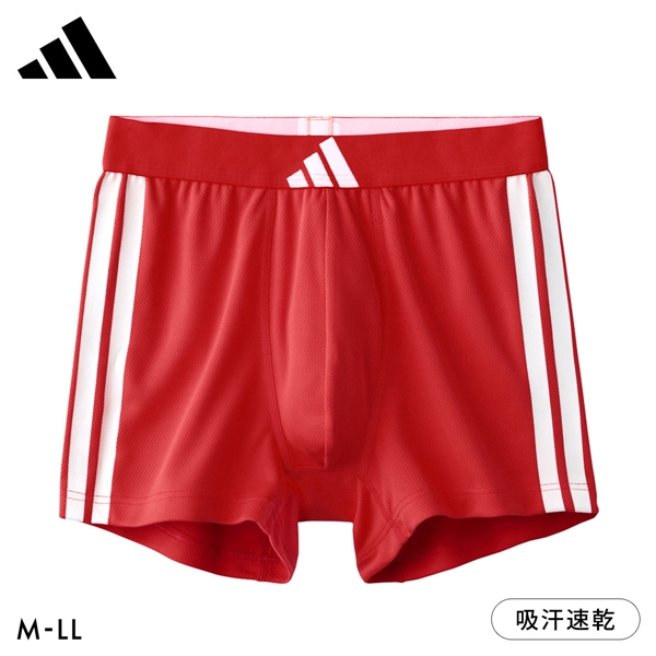 アディダス スリーストライプ メッシュボクサーパンツ メンズ adidas スポーツ 前とじ