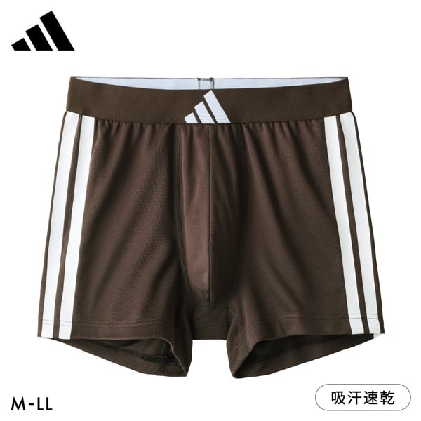 アディダス スリーストライプ メッシュボクサーパンツ メンズ adidas スポーツ 前とじ