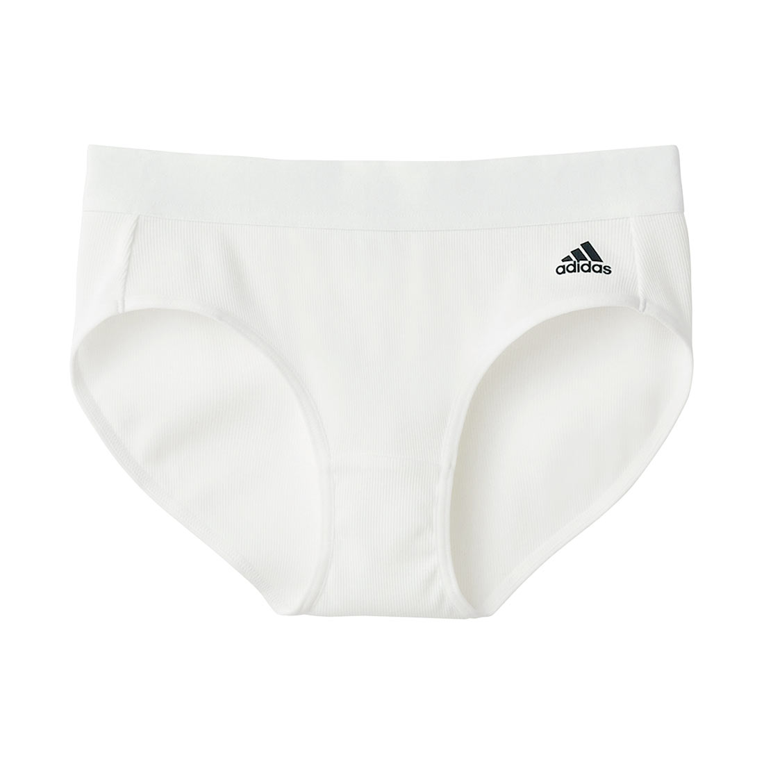 アディダス adidas キッズ ジュニア リブ ショーツ ガールズ 綿混 女の子 女児 スクール(WH-ホワイト-150)