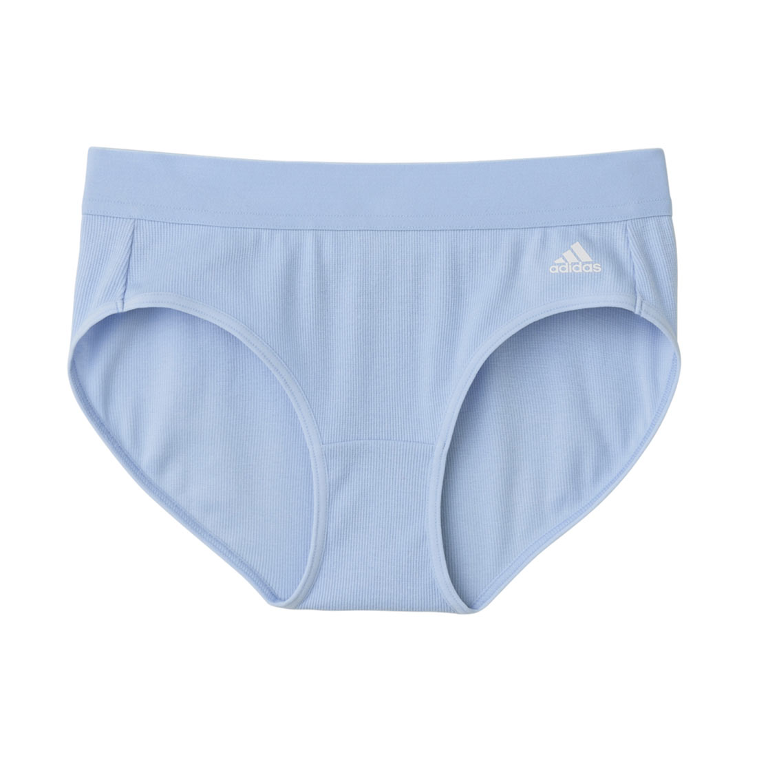 アディダス adidas キッズ ジュニア リブ ショーツ ガールズ 綿混 女の子 女児 スクール(LBU-薄ブルー-150)