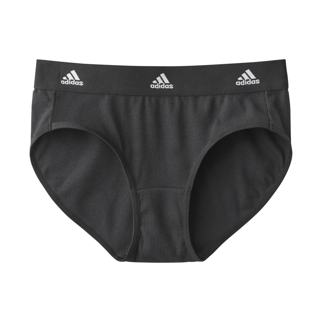 アディダス adidas キッズ ジュニア 女の子 スタンダード ショーツ ガールズ 細リブ素材 綿混 単品(BK-ブラック-150)