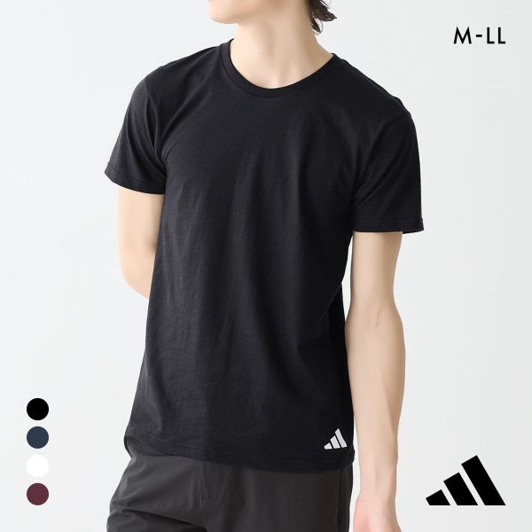 アディダス ワンポイントロゴ 半袖 Tシャツ メンズ adidas スポーツ クルーネック 綿100％