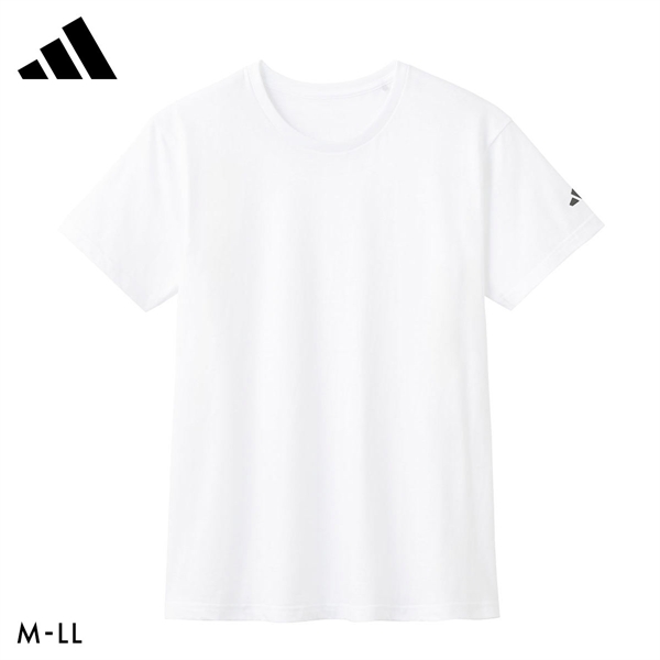 アディダス ワンポイントロゴ 半袖 Tシャツ メンズ adidas スポーツ クルーネック 綿100％