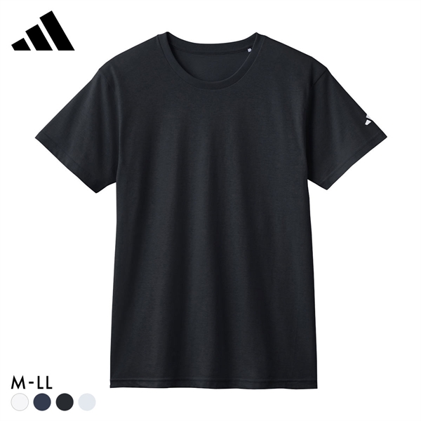 アディダス ワンポイントロゴ 半袖 Tシャツ メンズ adidas スポーツ クルーネック 綿100％