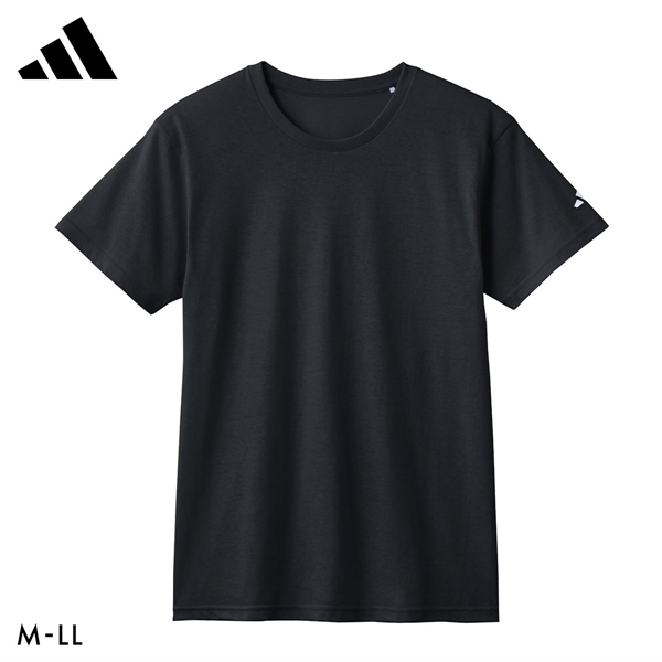 アディダス ワンポイントロゴ 半袖 Tシャツ メンズ adidas スポーツ クルーネック 綿100％