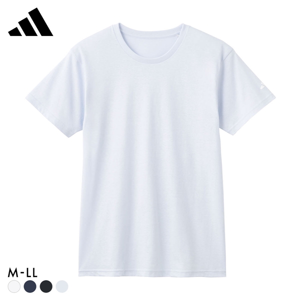 アディダス ワンポイントロゴ 半袖 Tシャツ メンズ adidas スポーツ クルーネック 綿100％