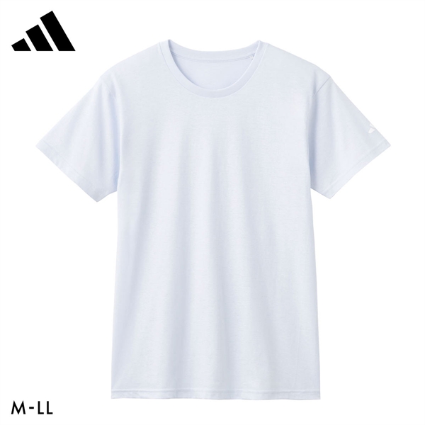 アディダス ワンポイントロゴ 半袖 Tシャツ メンズ adidas スポーツ クルーネック 綿100％