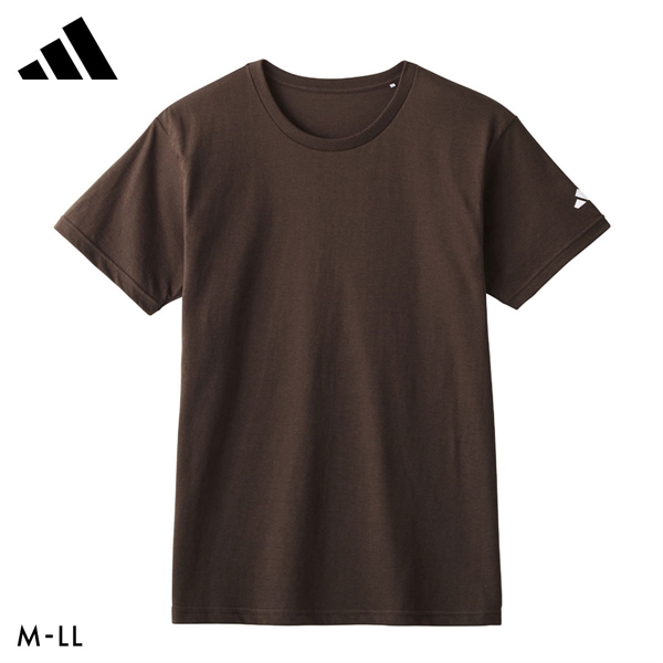 アディダス ワンポイントロゴ 半袖 Tシャツ メンズ adidas スポーツ クルーネック 綿100％