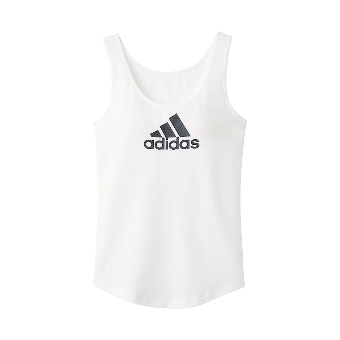 アディダス adidas キッズ ジュニア カップ付き タンクトップ ガールズ インナー 吸汗速乾 女の子 女児(WH-ホワイト-150)