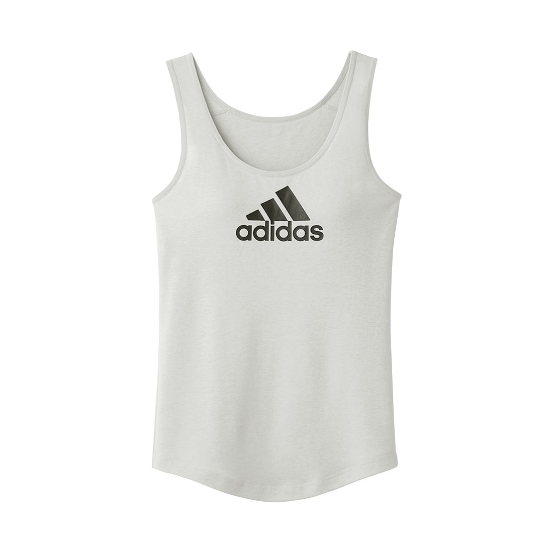 アディダス adidas キッズ ジュニア カップ付き タンクトップ ガールズ インナー 吸汗速乾 女の子 女児(LGY-薄グレー-150)