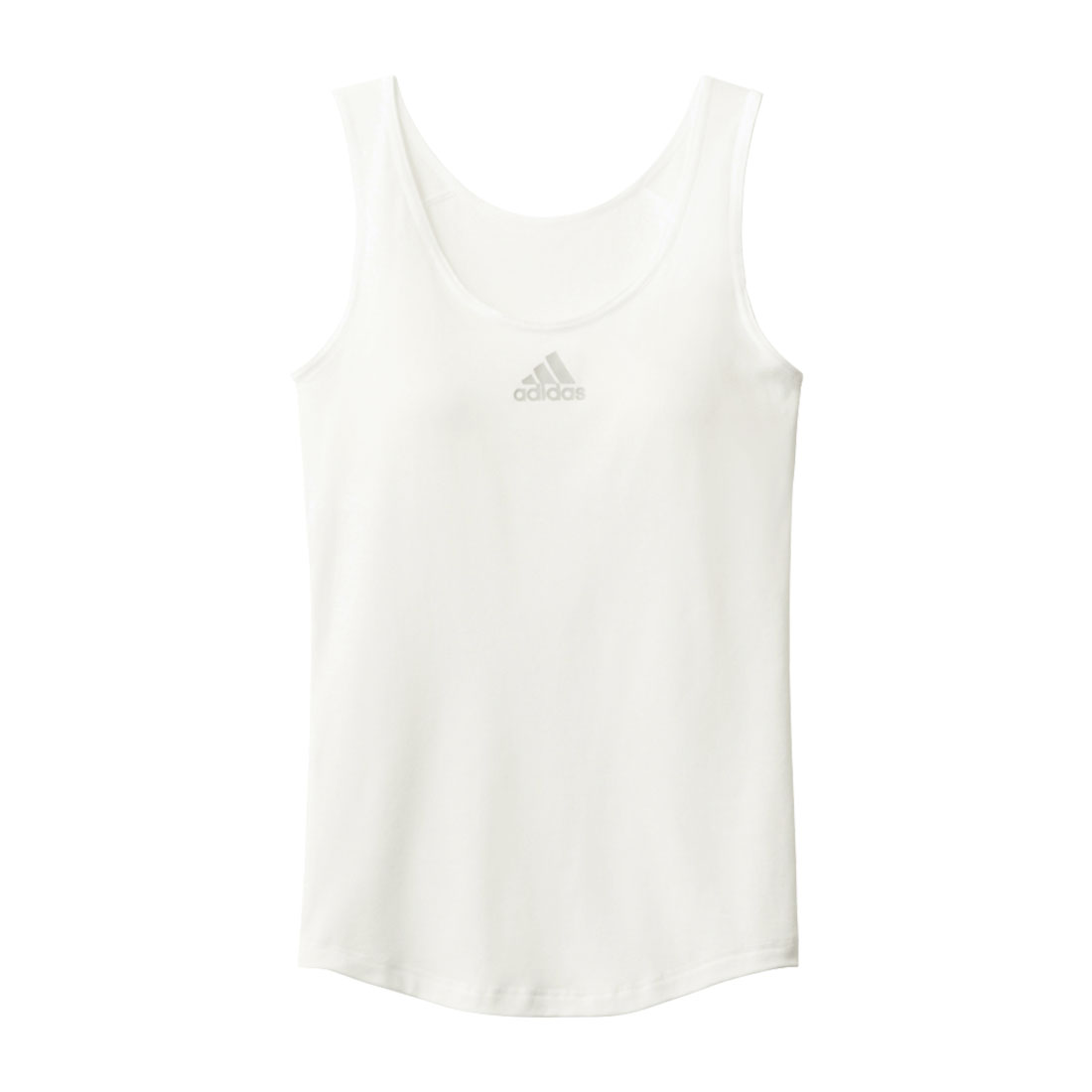 アディダス adidas キッズ ジュニア 女の子 カップ付き インナー タンクトップ ガールズ 吸汗速乾(WH-ホワイト-150)