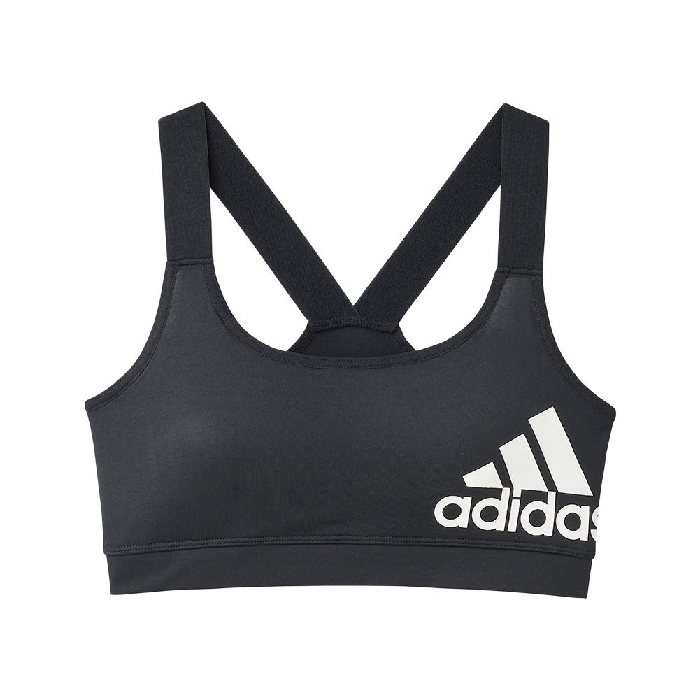 アディダス adidas キッズ ジュニア ハーフトップ ガールズ スポーツ ブラジャー ノンワイヤー 吸汗速乾 女の子 女児(BK-ブラック-150)