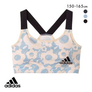 アディダス adidas キッズ ジュニア ハーフトップ ガールズ スポーツ ブラジャー ノンワイヤー 吸汗速乾 女の子 女児