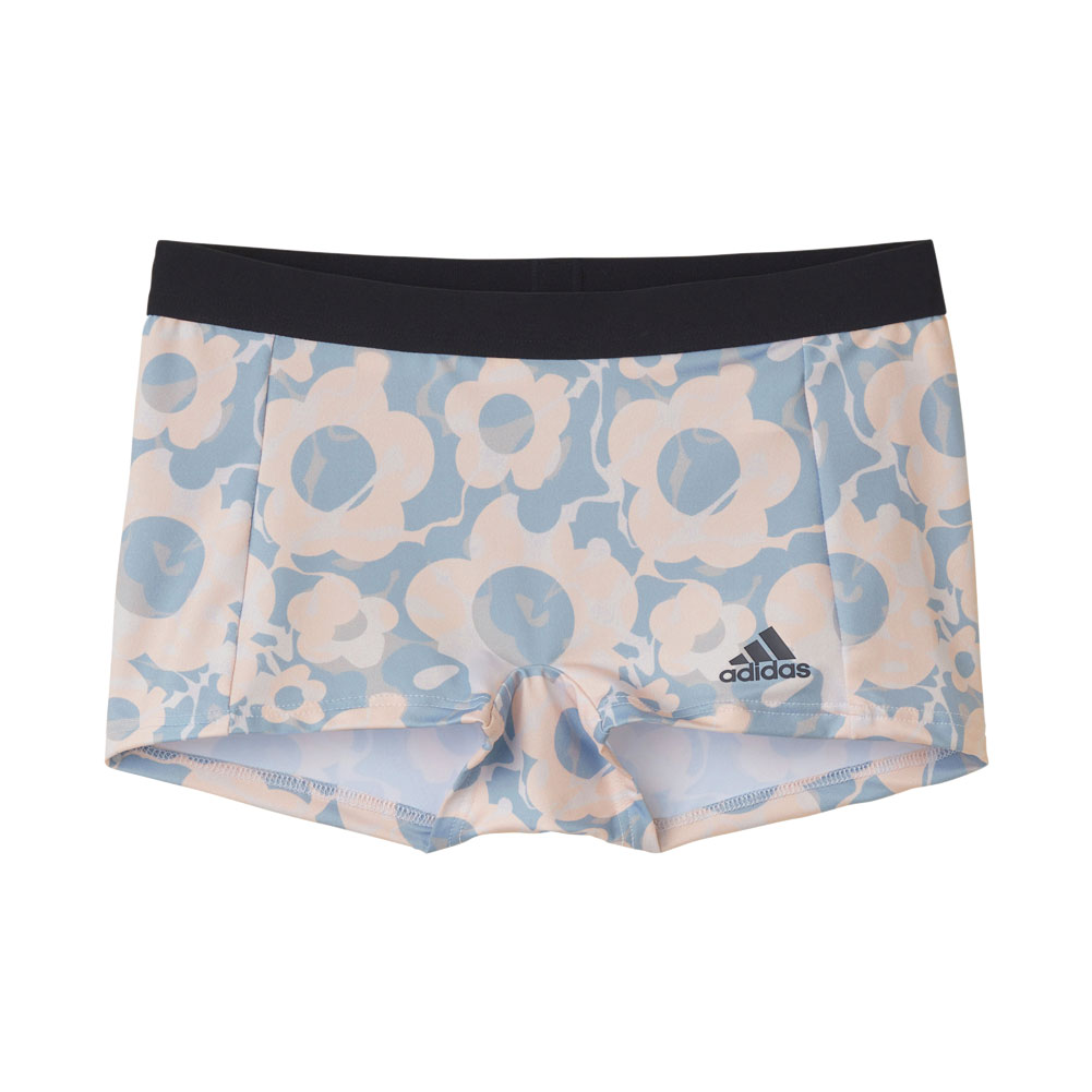アディダス adidas キッズ ジュニア 1分丈ショーツ ガールズ スポーツ 吸汗速乾 女の子 女児 カジュアル 単品(BU-ブルー-150)