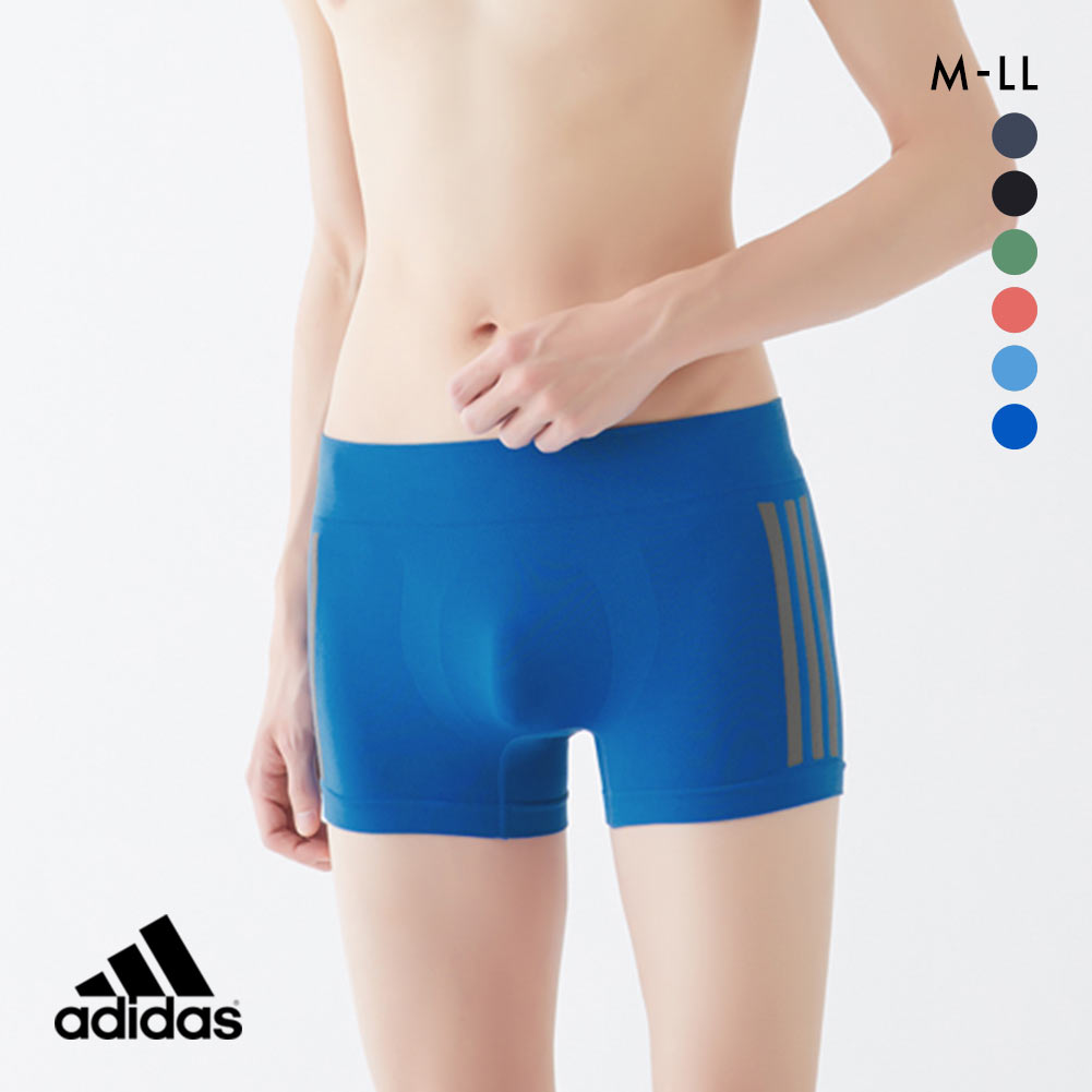 アディダス adidas スポーツショーツ メンズ ボクサーブリーフ 前閉じ 三本ライン